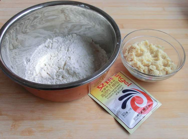 豆渣生煎包步骤1