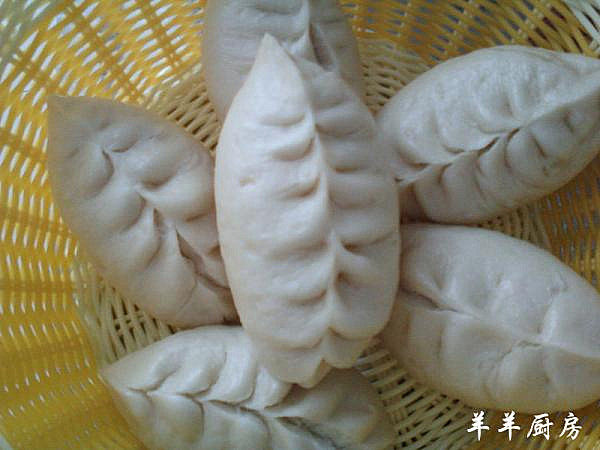 豆沙柳叶包步骤11