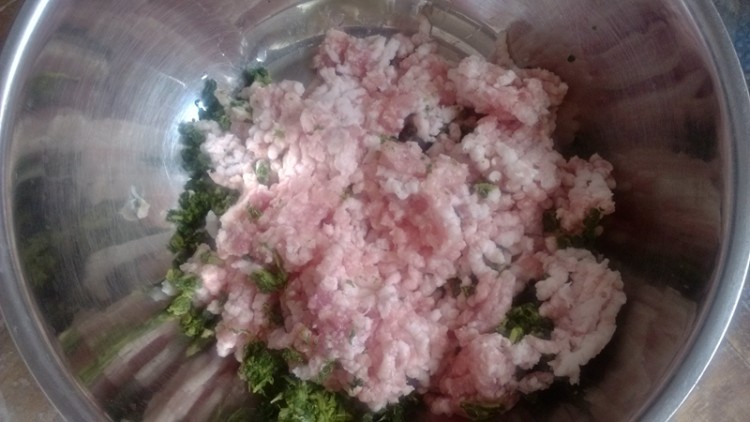 野苋菜肉包子步骤5