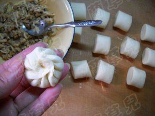 双菇烤肉豆渣煎包步骤12