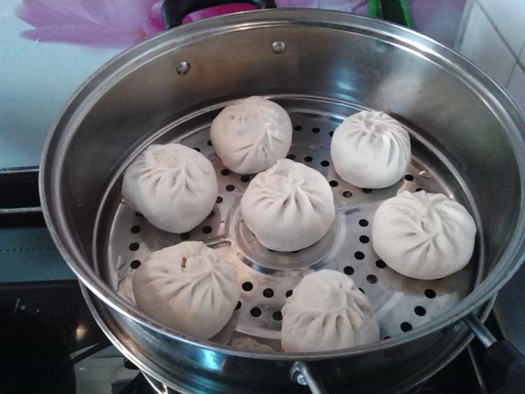 香菇鸡蛋素馅包子步骤11