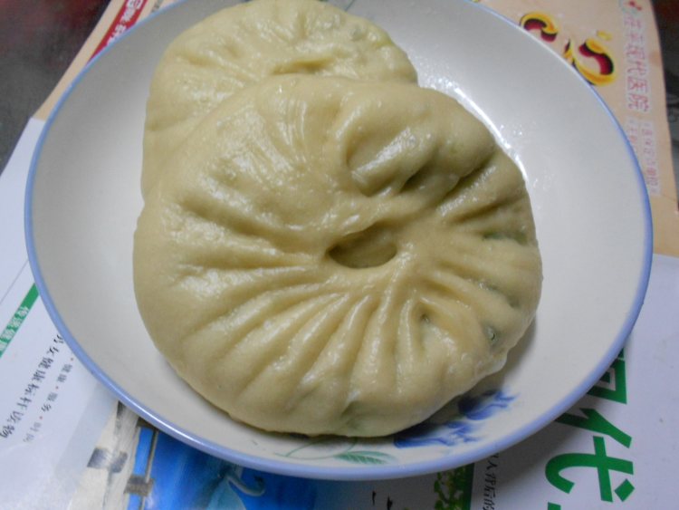 韭菜鸡蛋大包子步骤13
