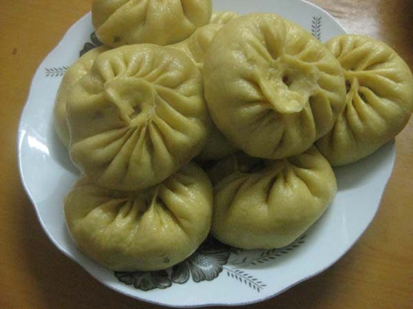 胡萝卜芫荽菜包步骤13