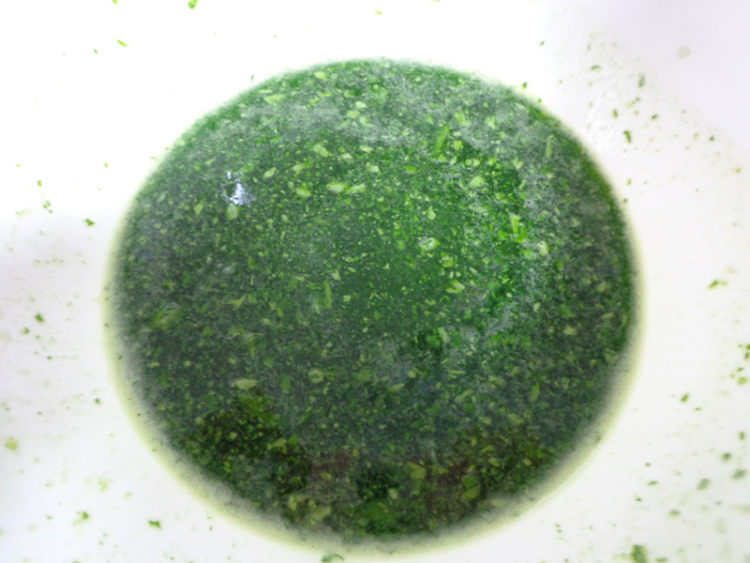 生煎菜汁大肉包步骤1