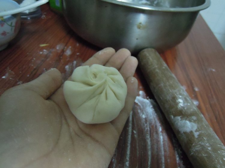 猪肉榨菜包步骤8