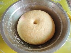 南瓜豆沙包—七夕送玫步骤4