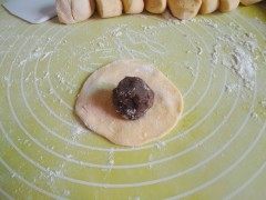 南瓜豆沙包—七夕送玫步骤8