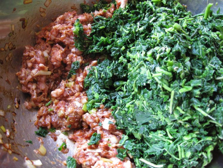 野菜肉馅包子步骤3