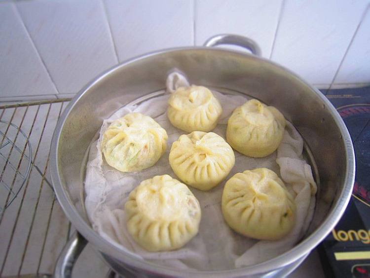 玉米粉素包子步骤6