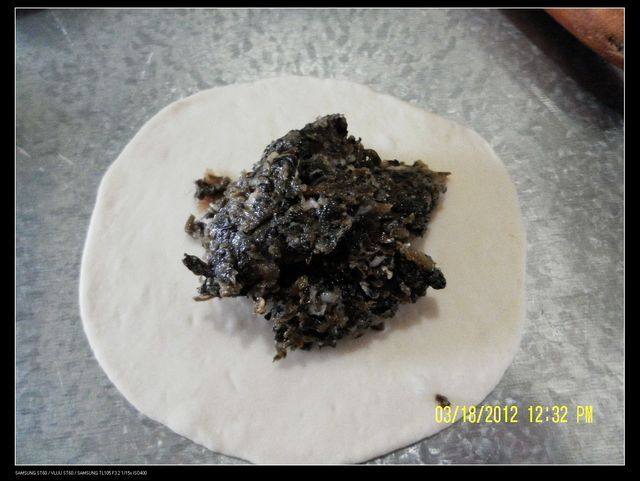 马齿苋肉包步骤6