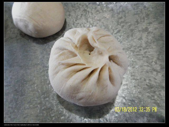 马齿苋肉包步骤7
