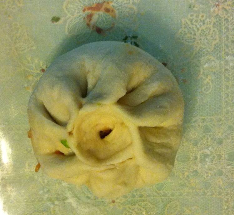 白菜香菇肉包步骤12