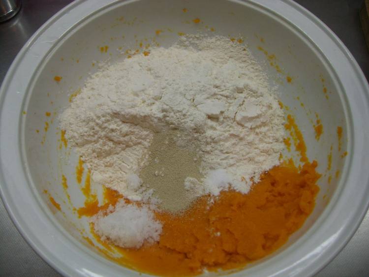 小南瓜包步骤1