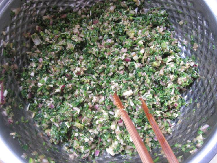 羊肉野芹菜大包子步骤4