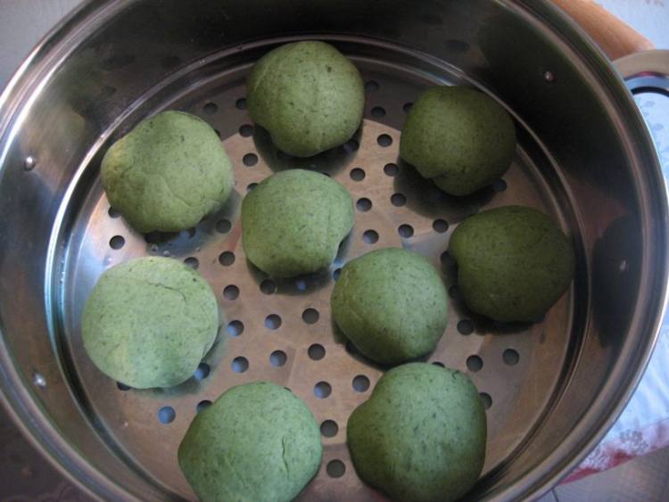 艾香芝麻包步骤9