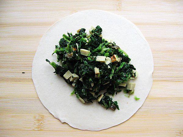 小白菜香菇素包步骤9