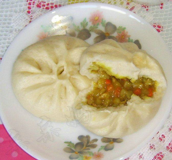 咖哩肉包步骤12