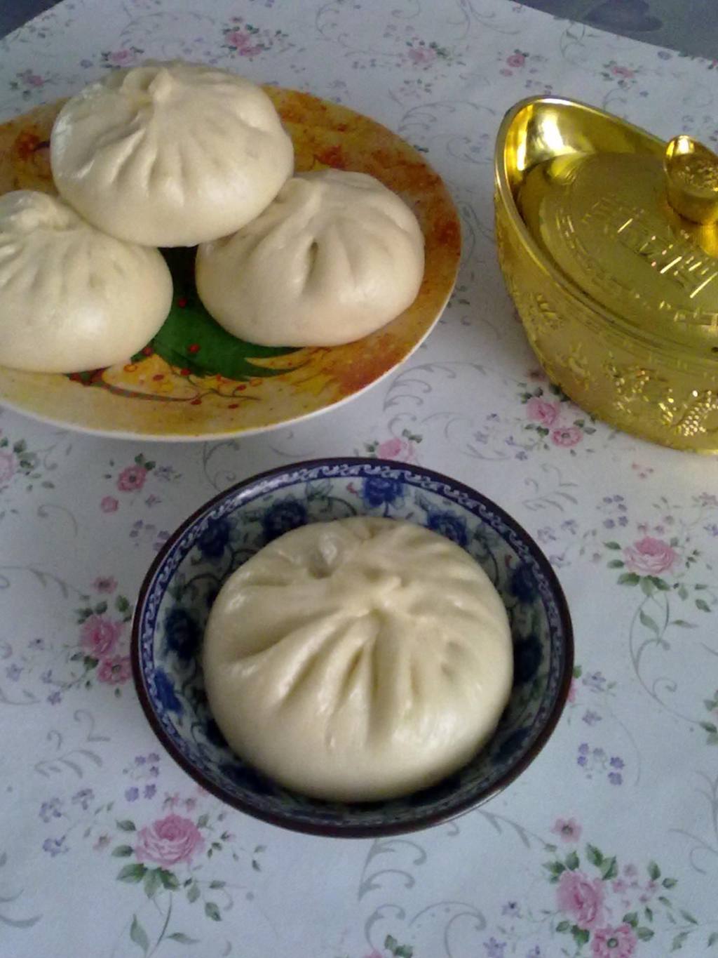 白菜素蒸包步骤12