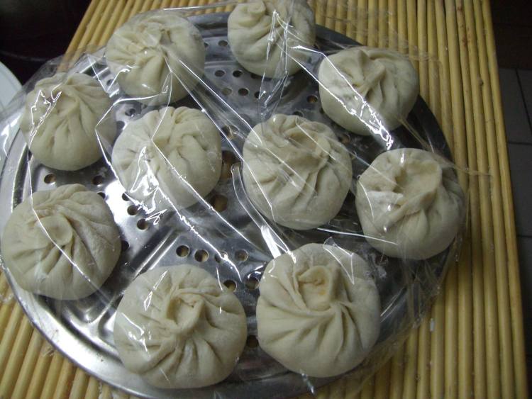 猪肉白菜生煎包步骤12