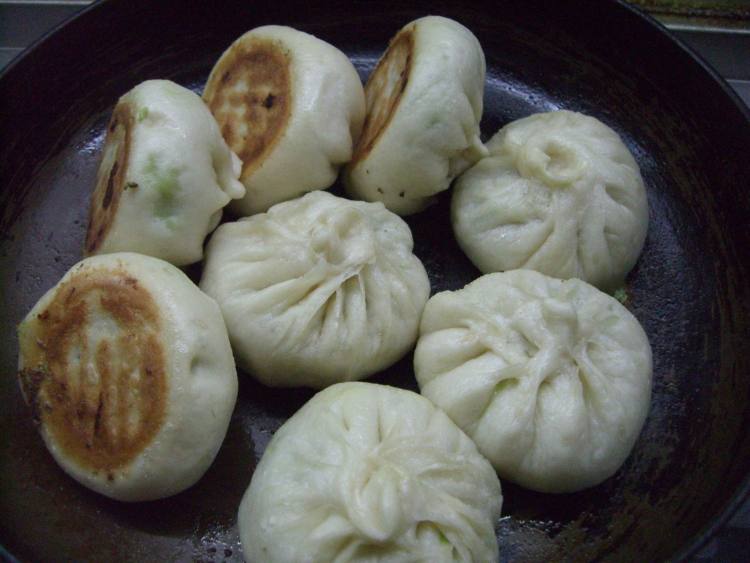猪肉白菜生煎包步骤16