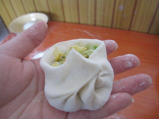 西葫芦鸡蛋馅儿的大包步骤12