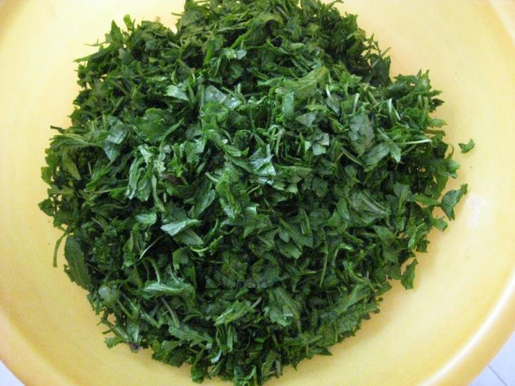 荠菜韭菜包步骤6