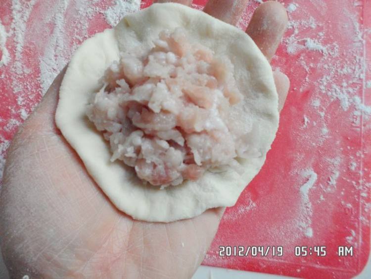 鲜藕肉包步骤9