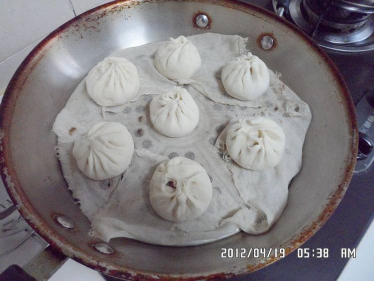 鲜藕肉包步骤11