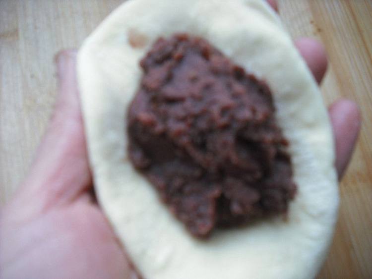 玫瑰豆沙包步骤5