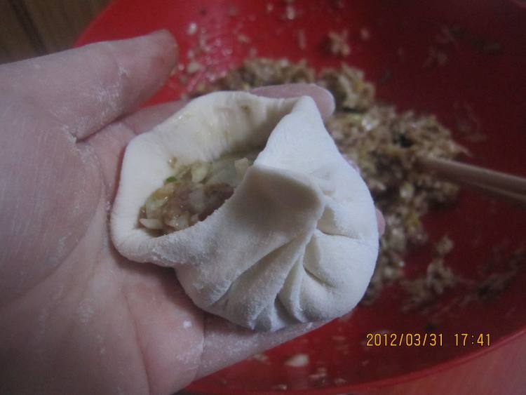 猪肉大头菜馅儿包子步骤24