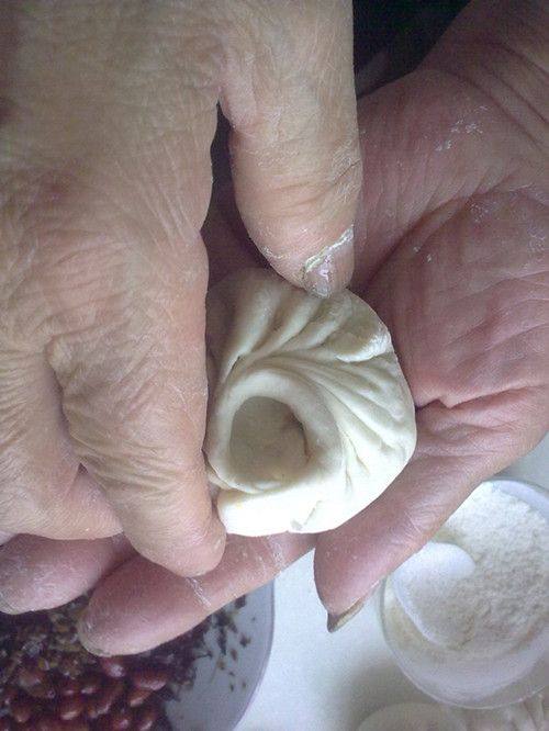 自制糖三角菜包步骤10