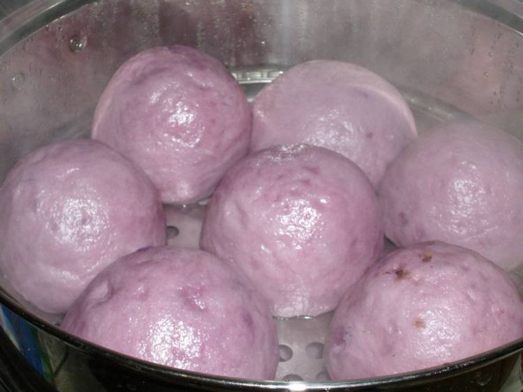 紫薯豆沙包步骤9