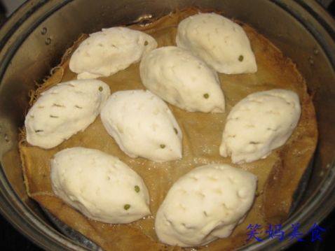 刺猬豆沙包步骤6