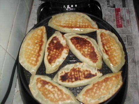 韭菜豆腐柳叶包步骤13