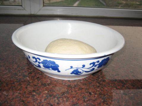 奶香苔菜包步骤1