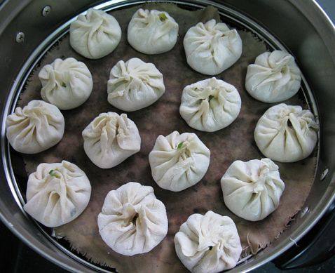 猪肉海菜蒸包步骤10