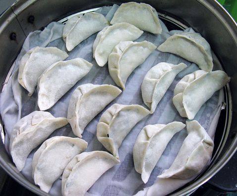 海菜鸡蛋蒸包步骤7