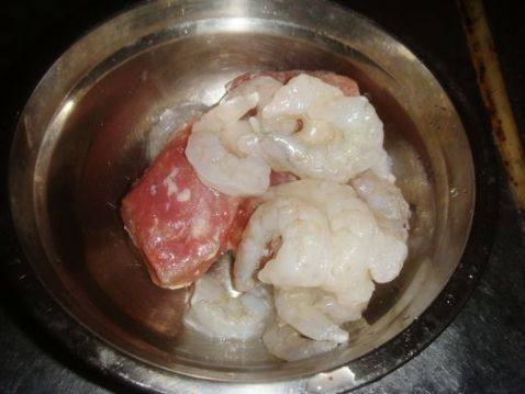 三鲜黄金包步骤1