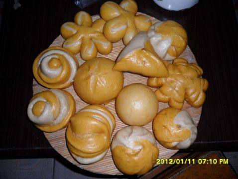 双色豆沙包步骤14