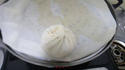 酸菜馅大包子步骤8