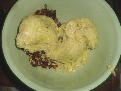 圆白菜酱肉包步骤3