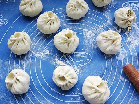 菠菜贝丁鲜肉生煎包步骤7