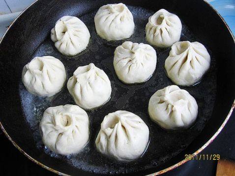 菠菜贝丁鲜肉生煎包步骤10