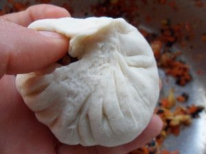 胡萝卜蒸包步骤8
