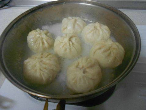 高丽菜水煎包步骤8