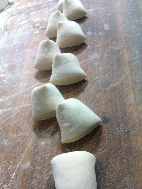香菇油渣青菜包步骤4