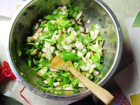 香菇油菜酱肉包步骤4