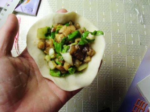 香菇油菜酱肉包步骤7