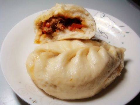 羊肉胡萝卜大包子步骤13