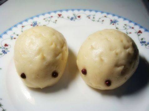 花样面食——刺猬豆沙步骤7